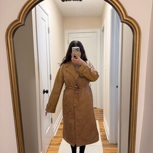 a new day Women's Camel Trench Coat